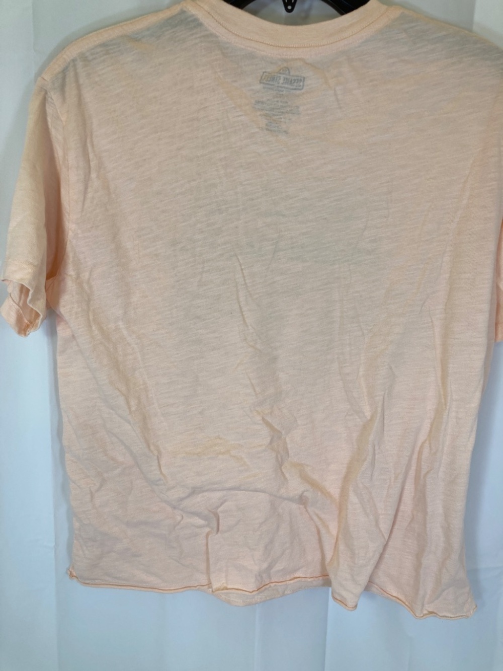 Sesame Street Original Influencers Shirt Sz L Juniors Short Sleeve Peach - Picture 10 of 12